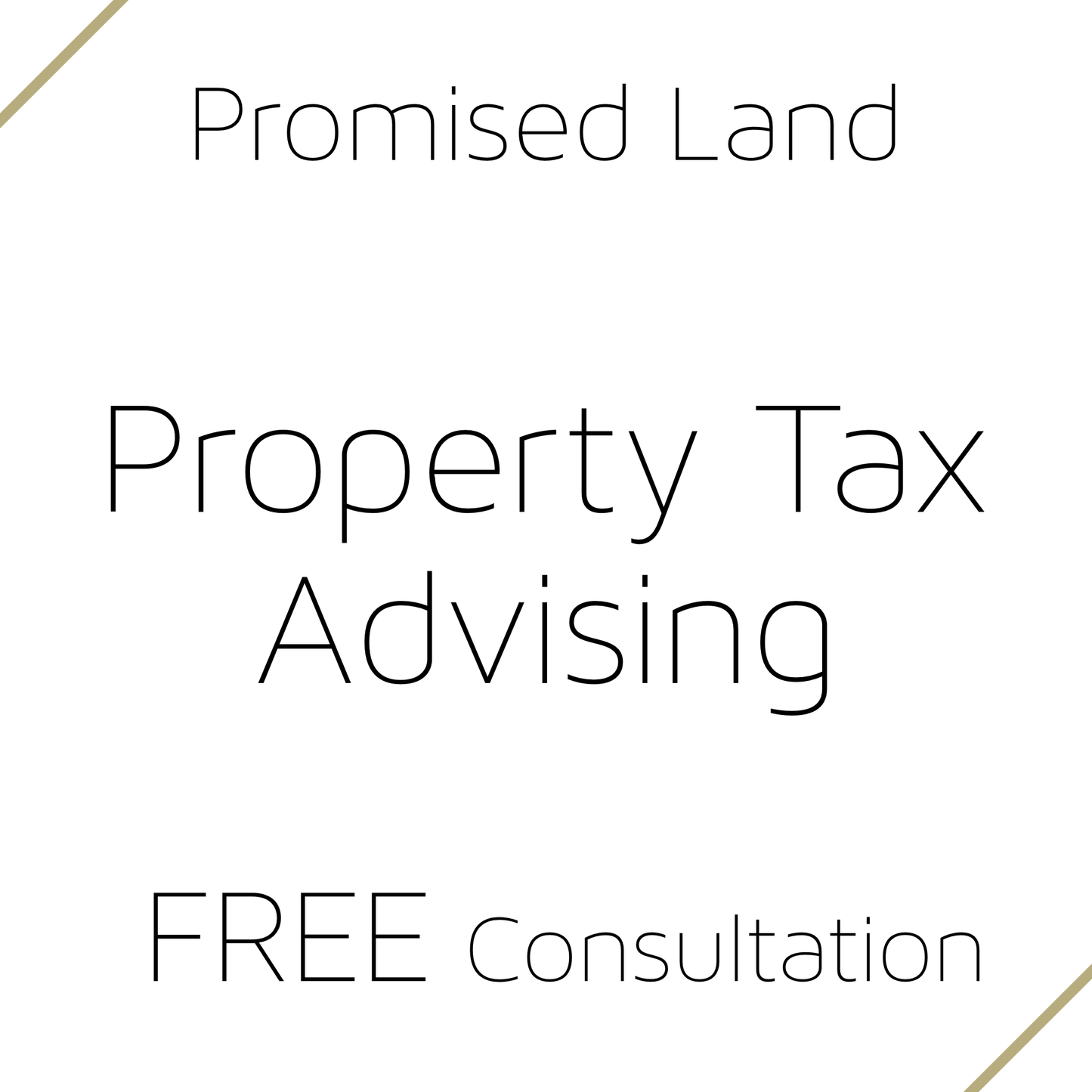 Property Tax Advising FREE Consultation