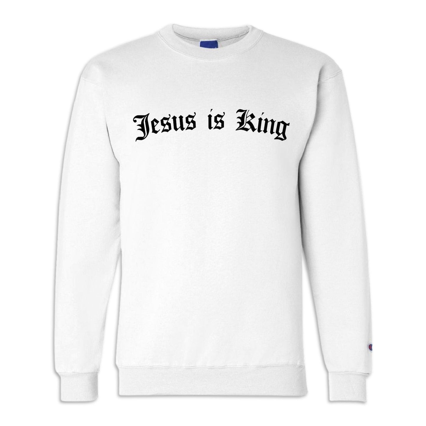 JESUS IS KING: Script Crewneck